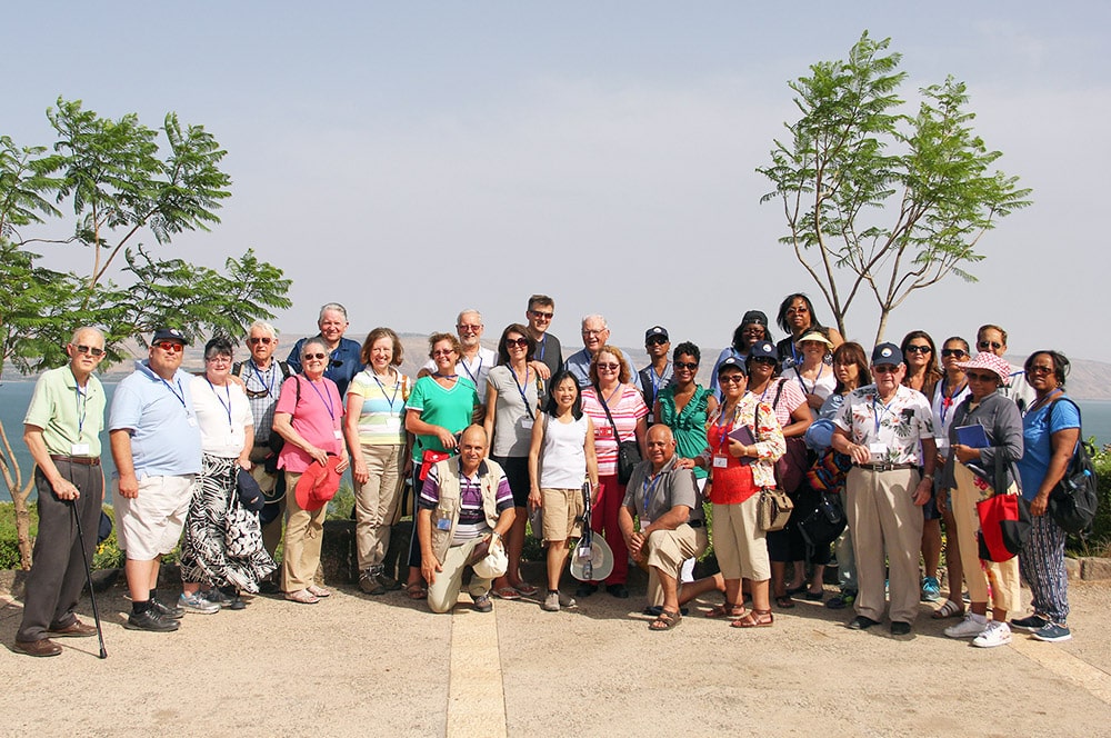 Group in the Sea of Galilee