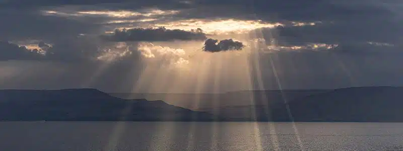 Sunrise Over the Sea of Galilee
