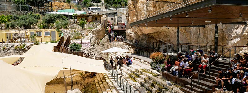 Excavation tent - City of David