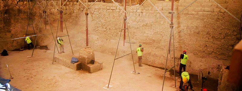 dam wall discovered in the City of David
