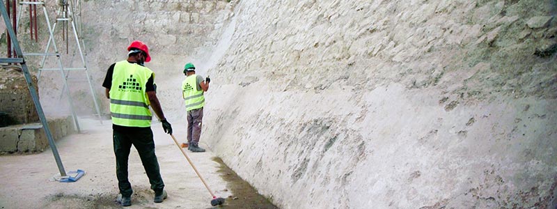 Close up of the dam wall. Courtesy-Emil-Aladjem-IAA