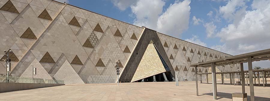 The Grand Egyptian Museum in Giza