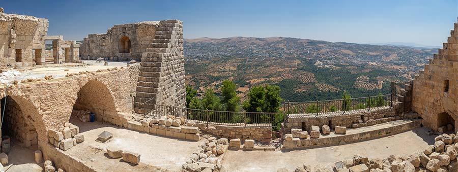 Ajloun Castle: in ancient times, the region around the castle was known as Gilead