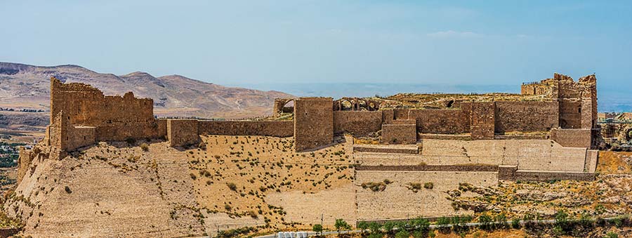 Kerak Castle:  Crusader Fortress, Jordan
