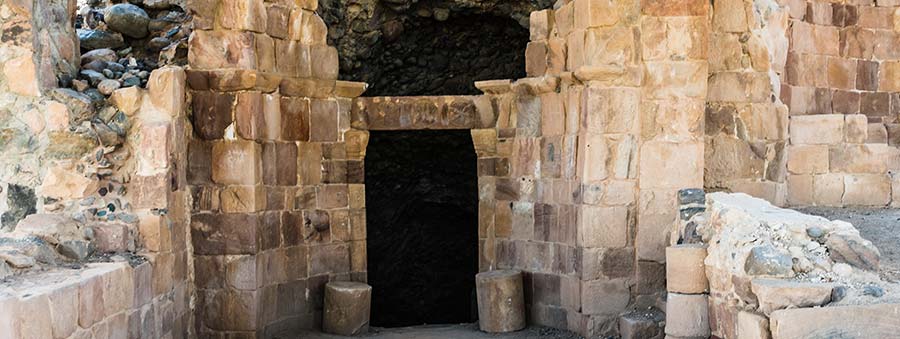 Lot’s Cave in Jordan: believed to be where Lot lived with his two daughters